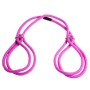 Menottes Ajustables en Coton Rose