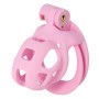 Cage Chasteté Pénis Prison Courte Rose 4x3,4cm