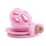 Cage Chasteté Pénis Prison Courte Rose 4x3,4cm