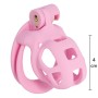 Cage Chasteté Pénis Prison Courte Rose 4x3,4cm