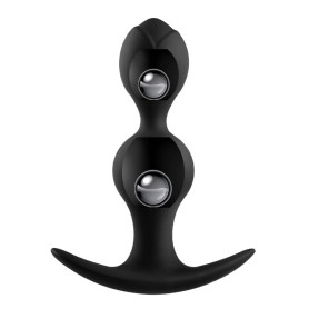 Plug Anal Silicone avec Double Bille Métallique