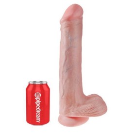 Gode Réaliste XXXL avec Testicules 13" King Cock 33x7cm