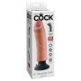 Gode Vibrateur à Ventouse King Cock 25x4,6cm