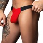 String Homme Rouge Hot Mesh