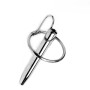 Plug Urètre Acier avec Anneau de Gland 8mm