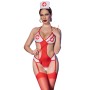 Costume Sexy Body d'Infirmière Rouge CR-4631