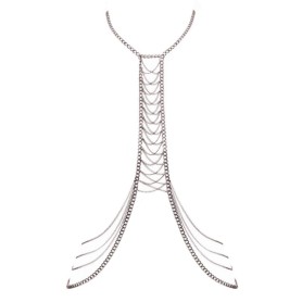 Chaine de Corps Argentée Entre Seins Cottelli