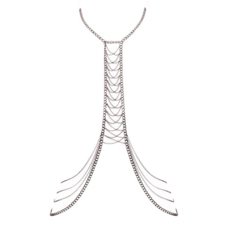 Chaine de Corps Argentée Entre Seins Cottelli