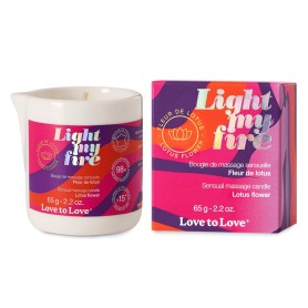 Bougie de Massage Fleur de Lotus Love to Love