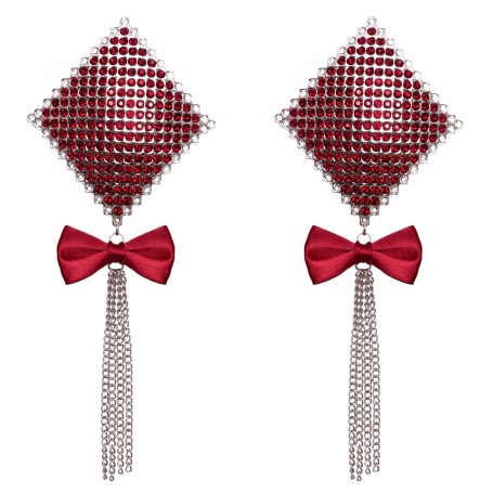 Cache-Tétons Losange et Noeud Satin