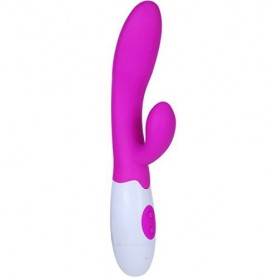 vibromasseur rabbit pretty love en silicone doux et 30 modes de vibration