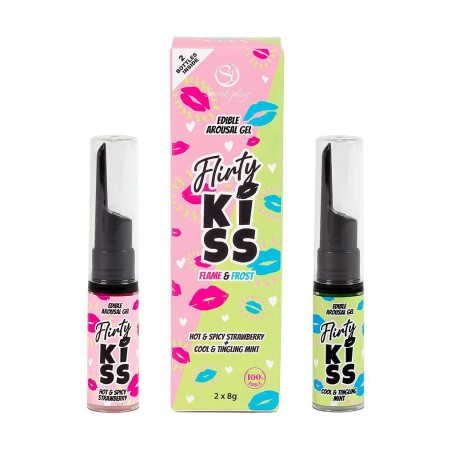 Pack de 2 Gels Sexe Oral Flirty Kiss Secret Play