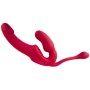 Strap-On Femme Sans Ceinture avec Triple Vibrateur