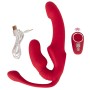 Strap-On Femme Sans Ceinture avec Triple Vibrateur