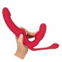 Strap-On Femme Sans Ceinture avec Triple Vibrateur