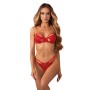 Ensemble Lingerie Ouverte Rouge Matildea
