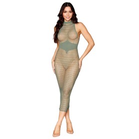 Robe Bodystocking Maille Géométrique