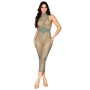Robe Bodystocking Maille Géométrique