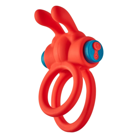 Cockring Vibrant Rechargeable Thrill Ring Rouge