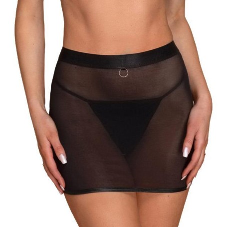 Jupe Résille Transparente Mini Mesh