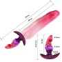 Plug Anal Dragon Silicone avec Queue Rose