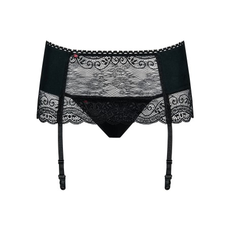 Porte-Jarretelles et String Miamor Noir