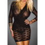 Robe Dentelle Flirty F113 Noir Handmade