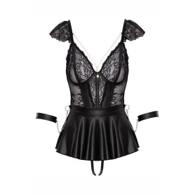 Ensemble 3 pièces lingerie Fetish - Cotelli Bondage