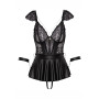 Ensemble 3 pièces lingerie Fetish - Cotelli Bondage