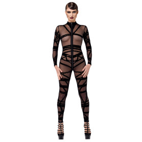 Combinaison floquée Bondesque F357 - Noir Handmade