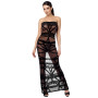 Robe bustier Bondesque F358 - Noir Handmade