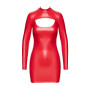 Mini robe Bombshell F367 - Noir Handmade