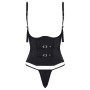 Ensemble corset seins nus noir - Cottelli PARTY 