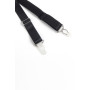 Porte-jarretelles dentelle large Noir - Litolu Lingerie