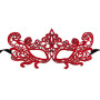 Masque Loup en Dentelle Rouge Voie Lactée