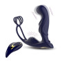 Stimulateur de Prostate Vibrant Bleu AssRing 11x3cm
