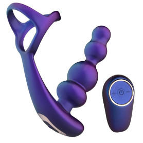 Cockring Plug Vibrant Stellar Force 10x3,4cm