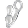 Cockring Plug Prostatique Transparent 9x4cm