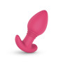 Plug Anal Rose Vibrant Connecté Axel 10x3,4cm