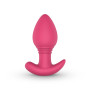 Plug Anal Rose Vibrant Connecté Axel 10x3,4cm