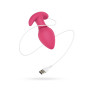 Plug Anal Rose Vibrant Connecté Axel 10x3,4cm