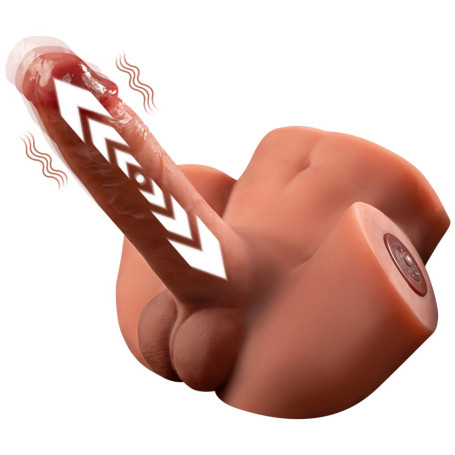 Masturbateur Vibrant à Poussée Zoe 16x4,5cm