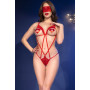 Body Hot Ouvert Rouge CR-4888