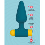Plug Anal à Vibrations Wave Buzzer 7x3cm