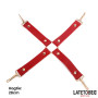 Ensemble Bondage Rouge 7 pièces Late To Bed