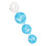 Chapelet Crystal Trio Bleu 19x4,5cm
