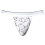 Jockstrap Blanc Marbré Soo Cumfy