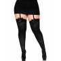 Bas Noirs Opaques Grande Taille Leg Avenue