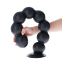 Gros Chapelet Anal Trolltunga Noir 55x7,6cm