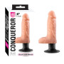 Vibromasseur Réaliste à Ventouse Conqueror 15x4cm